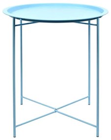 Összecsukható kék kisasztal