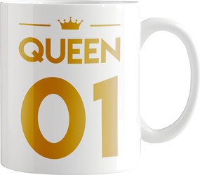 Queen Nyomott Mintás Bögre 01 Ajándék Neki Lánynak Valentin Napra