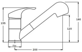 Carol mosogató csaptelep