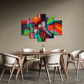 Absztrakt kép - színek (150x105 cm)
