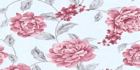 Üvegpanel a konyhába Bazsarózsa 140x70 cm Ragasztó