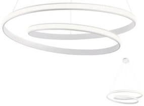 Redo 01-1890 - LED dimmelhető kábeles csillár TORSION LED/35W/230V átmérő 75 cm fehér