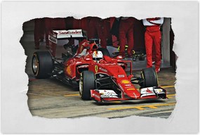 Poszterek 120x80 Sebastian Vettel F1 Bolid
