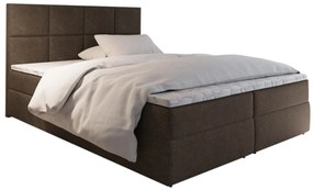 LENY kárpitozott boxspring ágy, 180x200, sawana 25 + topper