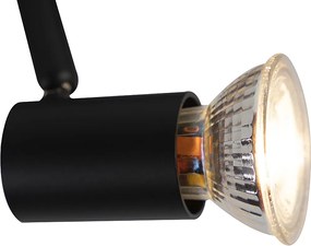 Modern fekete sínrendszer 3-lámpás 3 fázisú jobb - Jeany