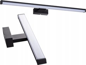 Fürdőszobai fali lámpa Led tükör Asten 12W 60 cm IP44 fekete Kanlux