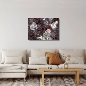 Pillangók képe (üvegen) (70x50 cm)