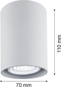 Argon TYBER 3117 Süllyesztett mennyezeti lámpa 1x5W/GU10 IP20