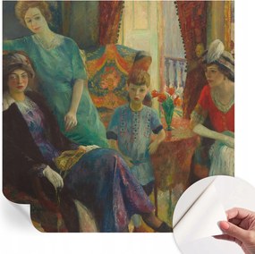 Öntapadós tapéta 3D fali furnér Klasszikus elegancia 250x250 cm