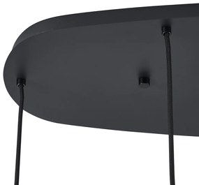 Modern függőlámpa fekete 6-lámpás - Biles