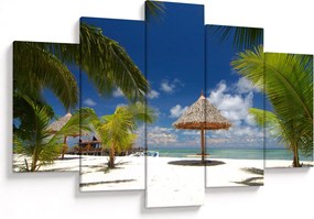 Kép - Fehér homokos strand (150x105 cm)