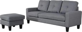 Catini Arvika sarok ülőgarnitúra - szürke