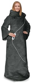 Klarstein Slanket Elektromos takaró ujjakkal 120W 155x180cm Coral Fleece