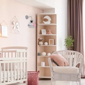 Gyerek fali lámpa  KAGO 1xE27/60W/230V szürke