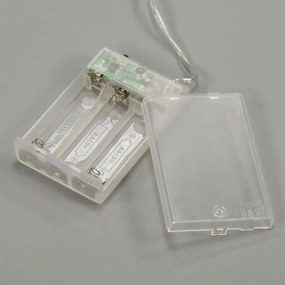 NEXOS Világító gyöngy arany levelek 20 LED meleg fehér 2 db