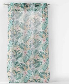 Függöny virágos motívummal 140x280cm beépítésre kész