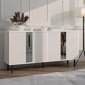 Caresa komód, fehér, 150 cm