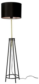 Fekete állólámpa (magasság 154 cm) Tegola – Candellux Lighting