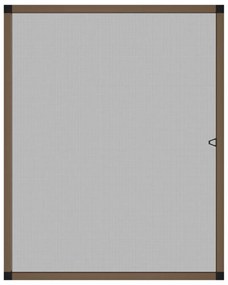 barna ablakszúnyogháló 80x100 cm