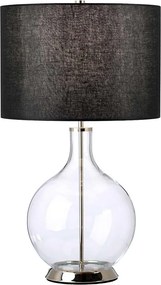 Elstead modern asztali lámpa orb nikkel elsorb-clear-pn-blk