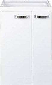 Piramida EURIDIKA 50L fali / álló fürdőszobabútor - műmárvány mosdóval - 50 x 75 x 38 cm