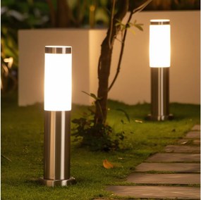 Brilagi - Kültéri lámpa NOVA 1xE27/15W/230V 40 cm IP44 matt króm