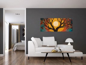 Kép - Nap az élet fájának koronájában (120x50 cm)