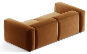 Téglavörös kanapé 224 cm Bergano – Cosmopolitan Design