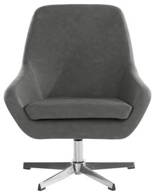 Szürke bőrutánzat fotel Naomi - Støraa