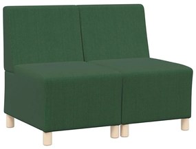 Karfa Nélküli Modularis Kanapé Egység 2 pcs Zsungel zöld
