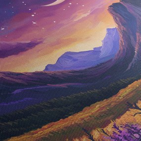 Kép - Lila táj (70x50 cm)