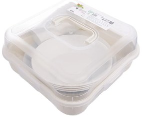 Plastic kemping étkészlet 13 db-os - Orion