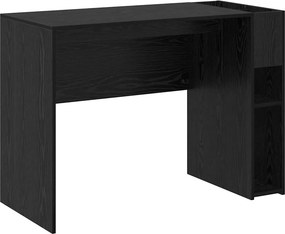 vidaXL Asztal Fekete tölgy 109 x 50 x 78 cm Faanyag