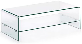 Üveg dohányzóasztal 55x110 cm Burano – Kave Home