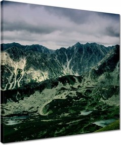 Vászonkép 40x40 Tátra Lengyel hegyek Kilátás
