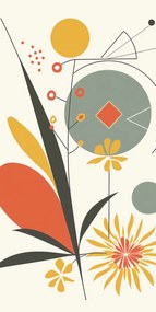 Poszter 50x100cm Geometrikus kert