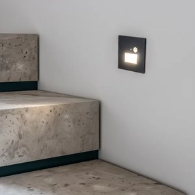 LED lépcsővilágító lámpatest mozgásérzékelővel LED/1,5W/230V 3000/4000/6000K antracit