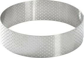 De Buyer 3098.05 perforált torta körkeret 12,5 cm,rozsdamentes acél