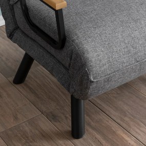 Fotel Sando Single világos szürke
