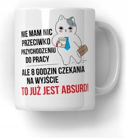 Bögre Nyolc Munkaóra Ajándék Kolléganőnek Munkatársnak