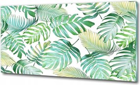 Fotó üvegkép Trópusi levelek 125x50
