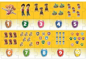 Trefl Oktatási puzzle Számok Mancs őrjárat , 20 db