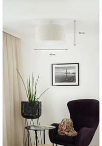 Brilagi - Felületre szerelhető csillár BOUCLE ROLLER 1xE27/15W/230V átm. 45 cm krémes