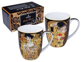 Klimt porcelán bögre szett  2 darabos 400 ml - Adele A Csók