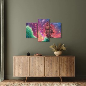 Kép - Hajó űr égbolttal (90x60 cm)