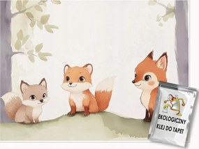 Fotótapéta Gyerekeknek Állatok Rókák Tapéta Gyerekszoba 250x175