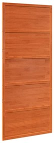 viaszbarna tömör fenyőfa istálló stílusú ajtó 90x208 cm