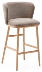 Világosbarna bárszék (ülésmagasság 65 cm) Ciselia – Kave Home