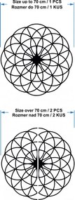 Varázslatos fa mandala a falon - Körök I átmérője FI 50, 60, 70, 80, 90 cm