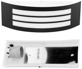 Kültéri fali lámpa 1xE27/14W/230V IP44 fekete